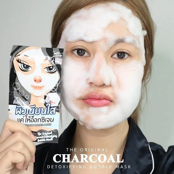 Máscara Facial de Bolhas - Desintoxicante de Carvão - Image 2