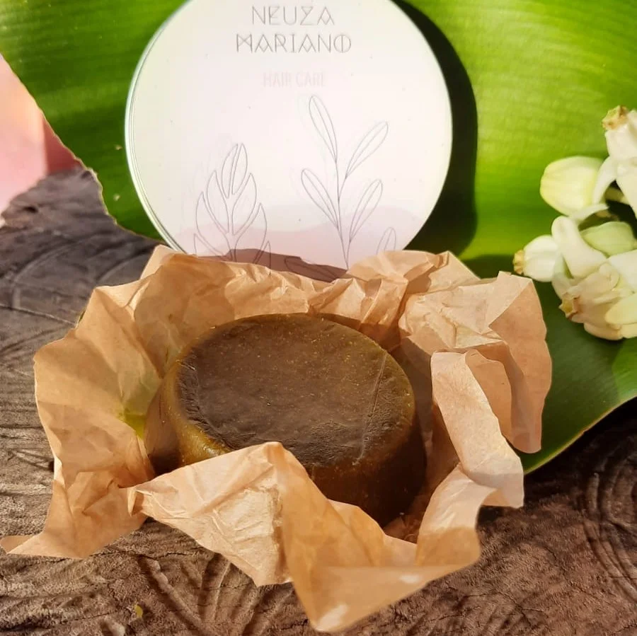 Natural Solid Conditioner Orange & Lemon - Shiny Hair and Dandruff-Free 2 amaciador sólido natural - vista 2