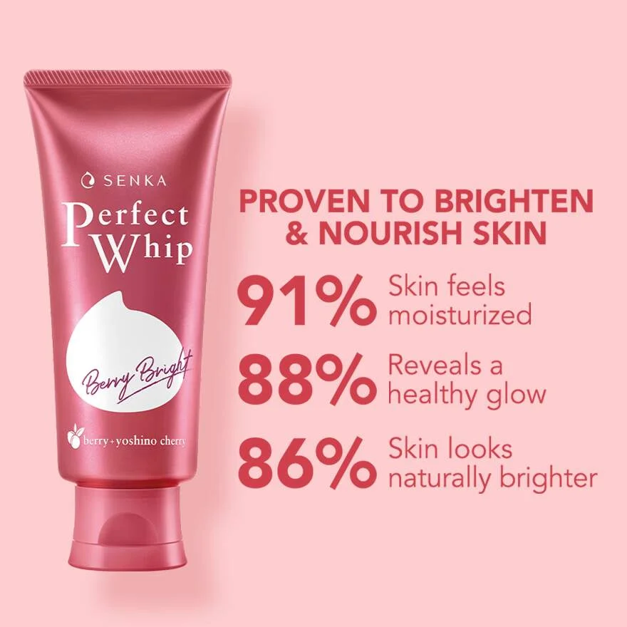 Senka Perfect Whip Berry Bright