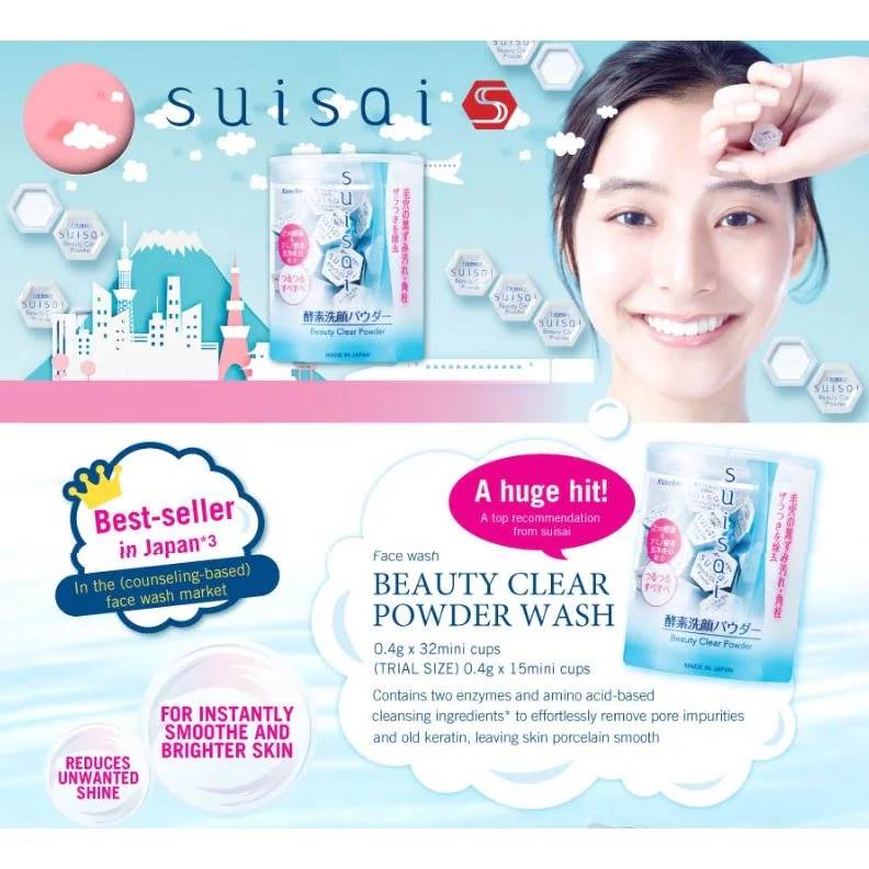 Kanebo Suisai Beauty Clear Powder Facial Wash 2 Kanebo Suisai Beauty Clear Powder Facial Wash
