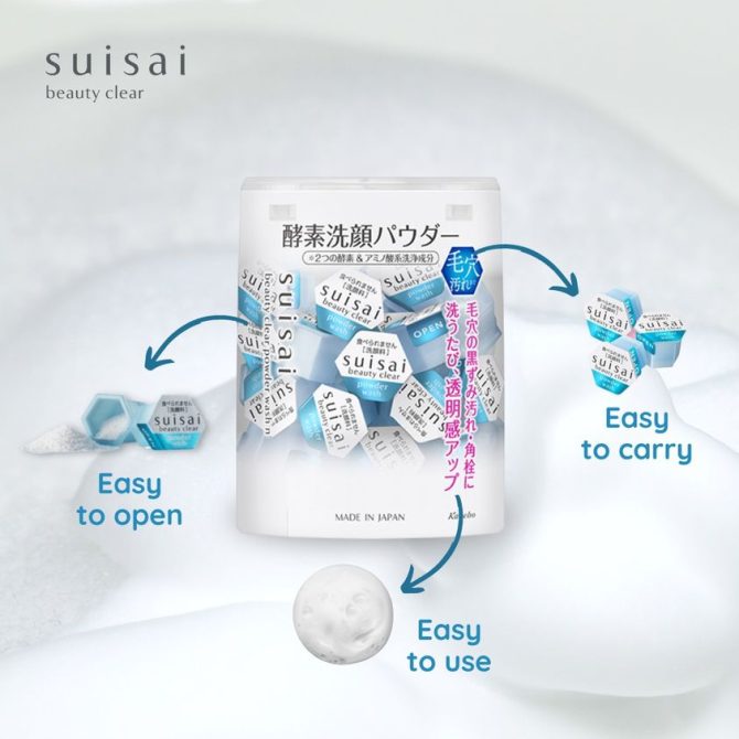 Kanebo Suisai Beauty Clear Powder Facial Wash 3