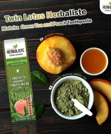 Pasta de Dentes Natural Matcha Green Tea & Peach