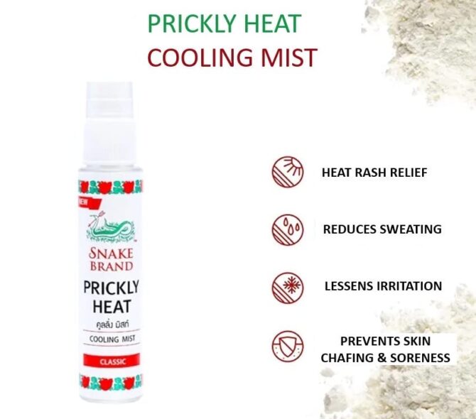 Snake Brand Prickly Heat Cooling Mist Classic