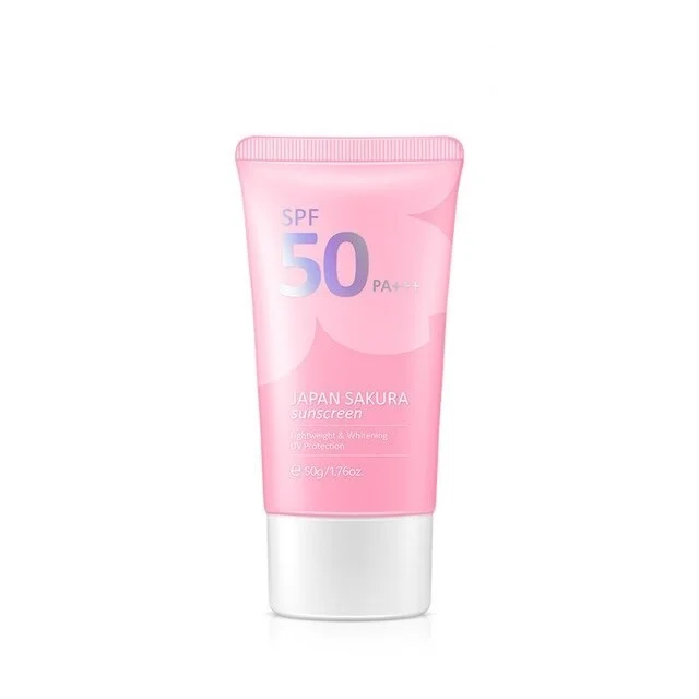 Laikou Japan Sakura Face Sunscreen SPF50 - Proteção e Hidratação 1 protetor solar facial