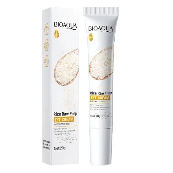 Bioaqua Rice Raw Pulp Eye Cream - Hydration and Brightening 1 creme de olhos