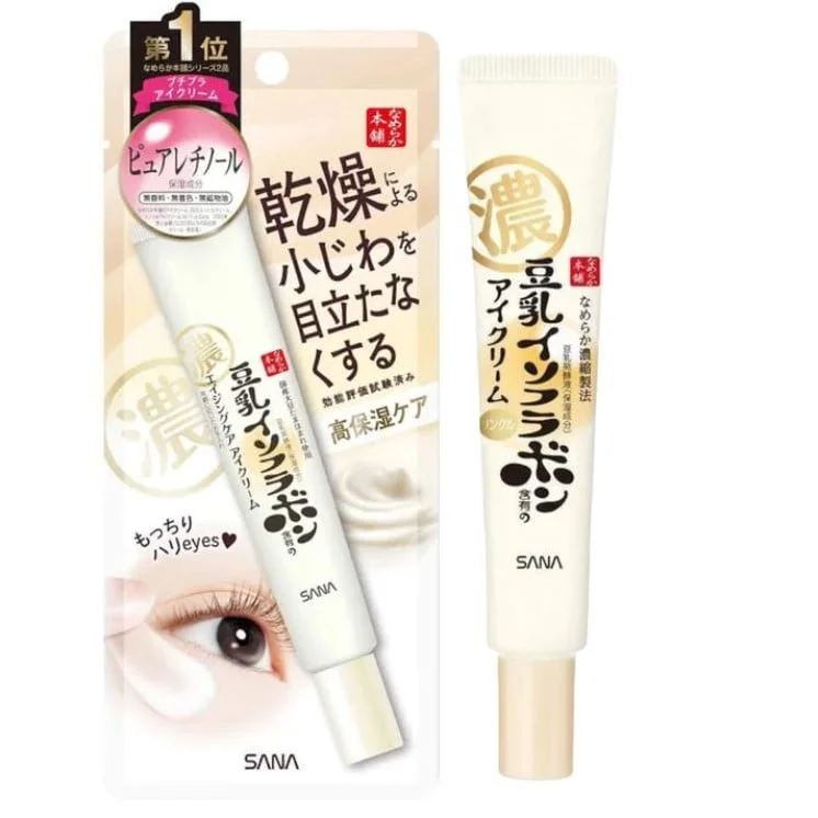Sana Nameraka Honpo Soy Milk Anti Wrinkle Eye Cream - Anti-envelhecimento 1 creme para os olhos