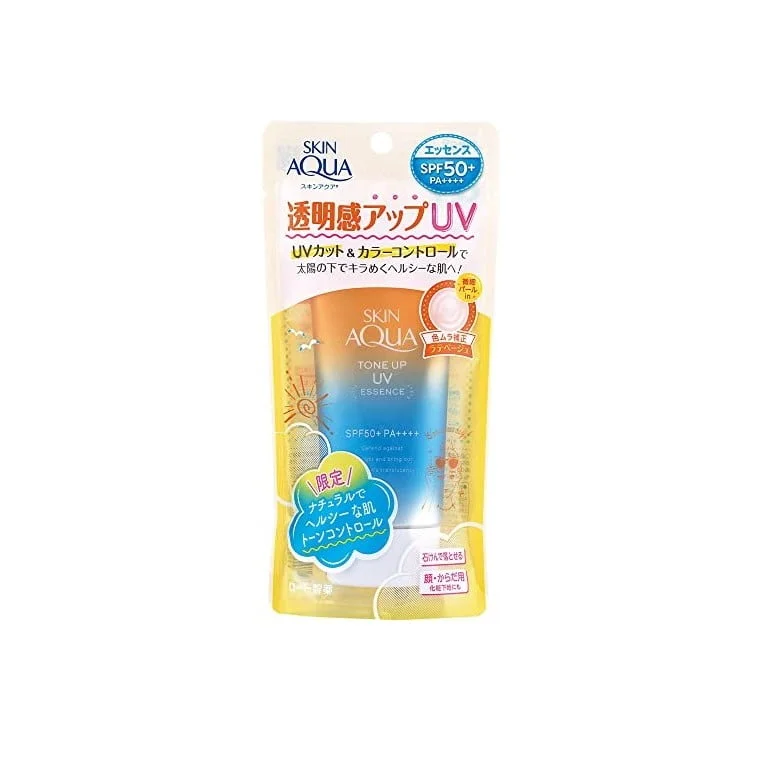 Skin Aqua Tone Up UV Essence Latte Beige Sunscreen - Hidratação e Iluminação 3 protetor solar com cor - vista 3
