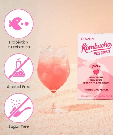 TEAZEN Kombucha PEACH - vista 2