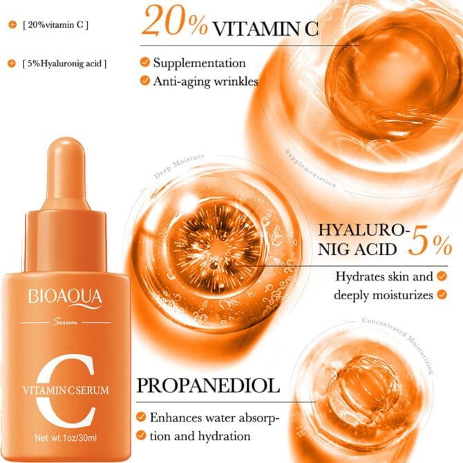 Bioaqua vitamin C serum 3