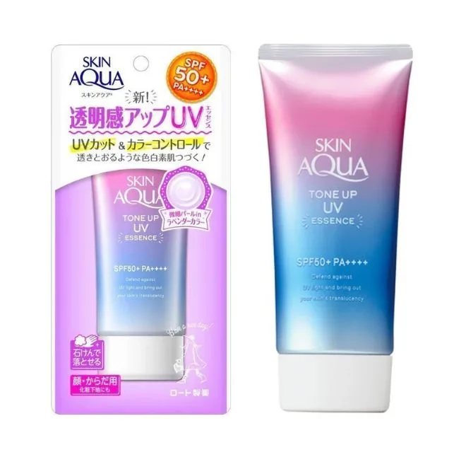 Skin Aqua Tone Up UV Essence Lavender