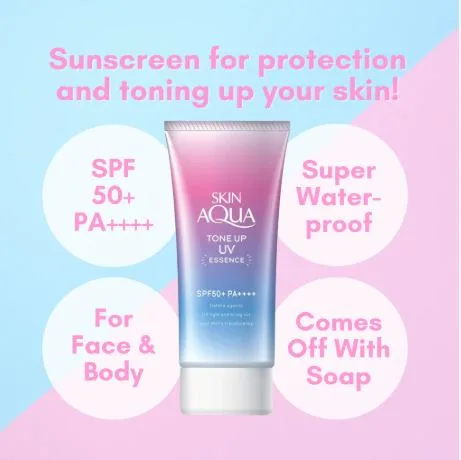 Skin Aqua Tone Up UV Essence Lavender