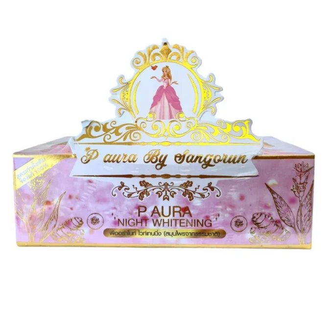 P Aura By Sangarun Kit Creme Noturno Reparação e Branqueamento