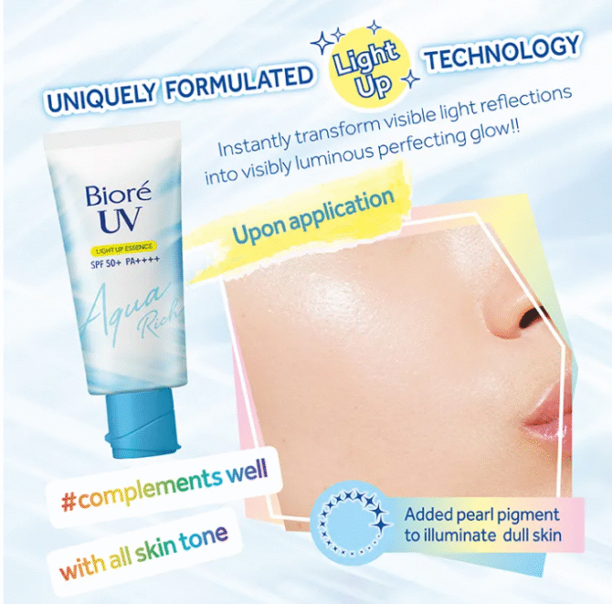 Biore UV Aqua Rich Light Up Essence