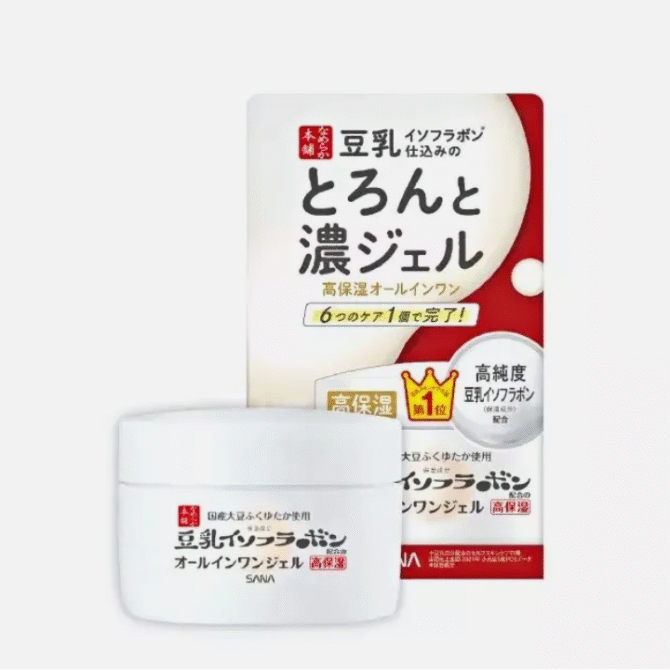 SANA Nameraka Honpo Soy Milk Extra Moist All in One Gel 100g - Image 2
