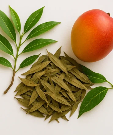 mango with leaves