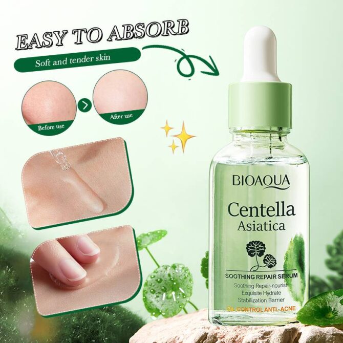 Bioaqua Centella Asiatica Soothing Repair Facial Serum - Image 4