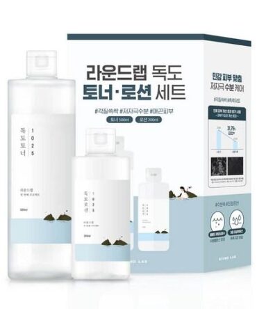 Round Lab 1025 Dokdo Toner 500ml + Lotion 200ml Special Set