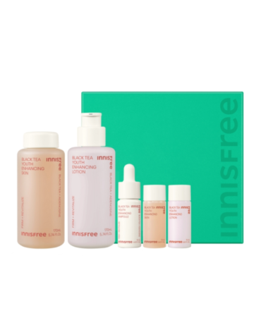 Innisfree Black Tea Youth Enhancing Skincare Set