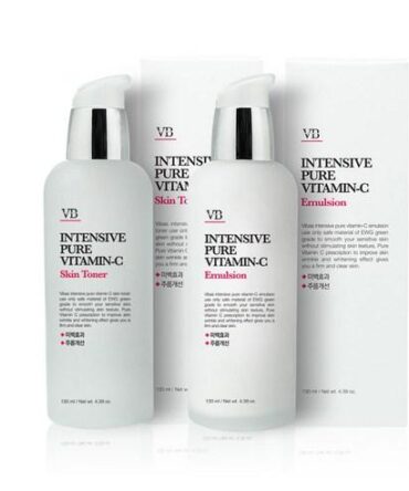 VIBAS Intensive Pure Vitamin C Skin Toner 140ml + Emulsion Set 140ml