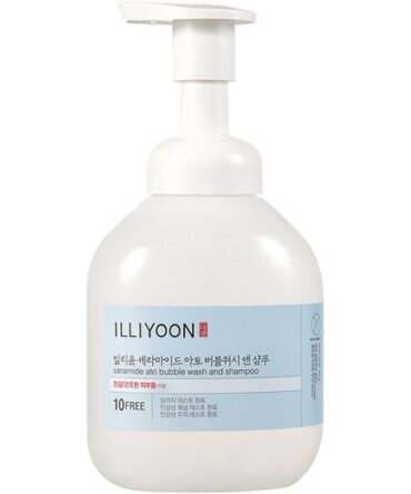 ILLIYOON Ceramide Ato Bubble Wash and Shampoo 400ml