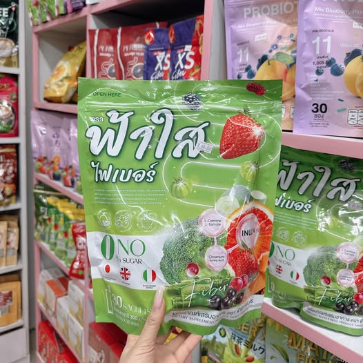 Fahsai Fiber Suplemento Detox Tailandês · Equilíbrio Intestinal e Renovação Celular . 30 saquetas 1 Fahsai Fiber