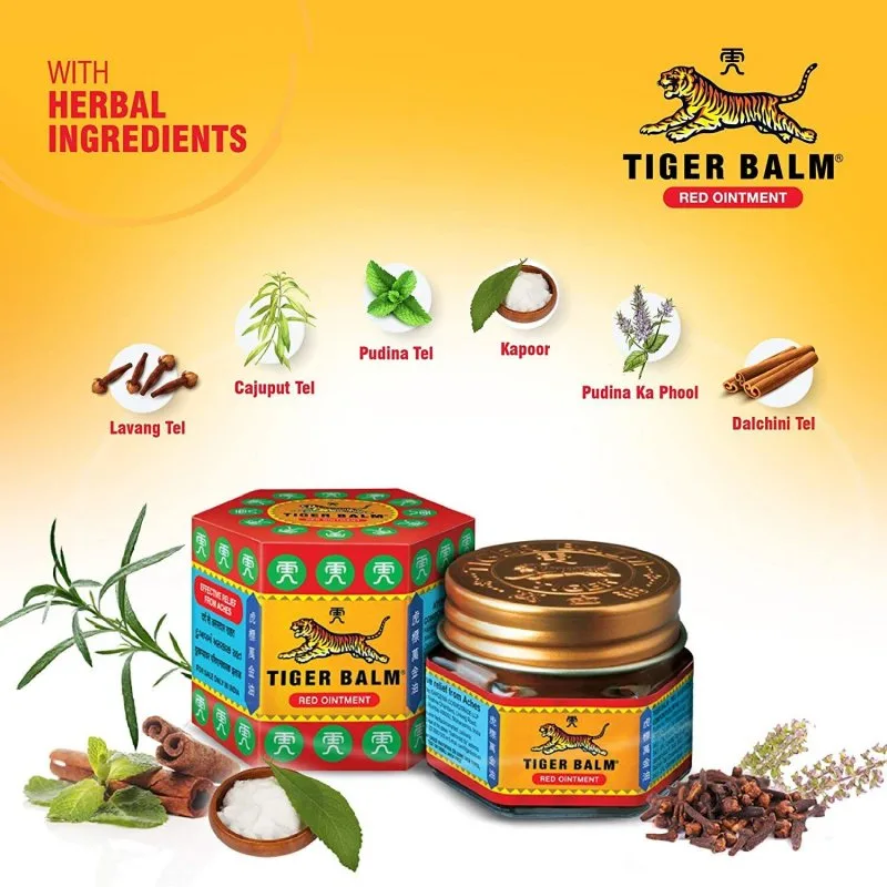 Tiger Balm vermelha - Pomada Natural para Alívio Rápido 2 Tiger Balm vermelha - vista 2