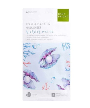 Máscara facial de Plankton e Pérola