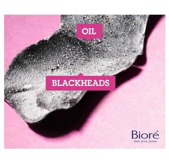 Biore Pore Pack Black Charcoal 4 Biore Pore Pack Black Charcoal