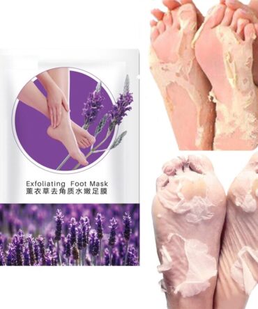 máscara esfoliante para pés