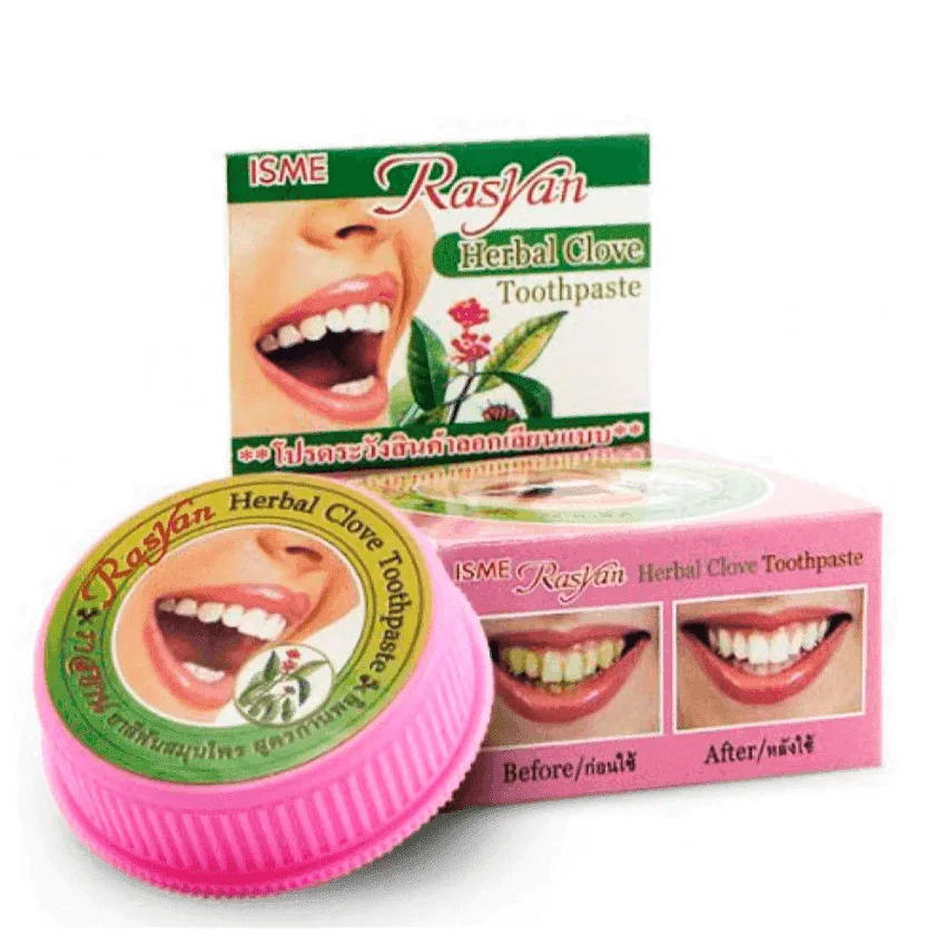 Pasta de Dentes de Cravo da Índia - Eficácia Natural e Frescura 1 pasta de dentes de cravo da índia