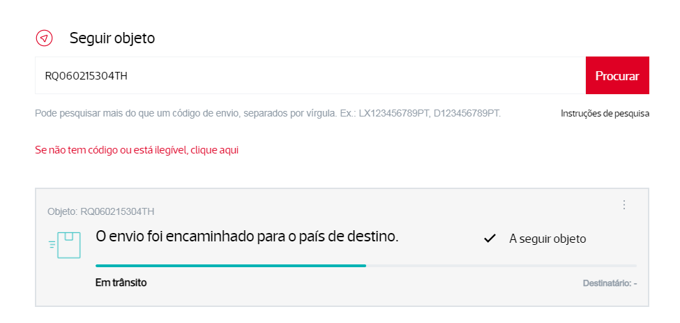 A seguir objeto — passo 3
