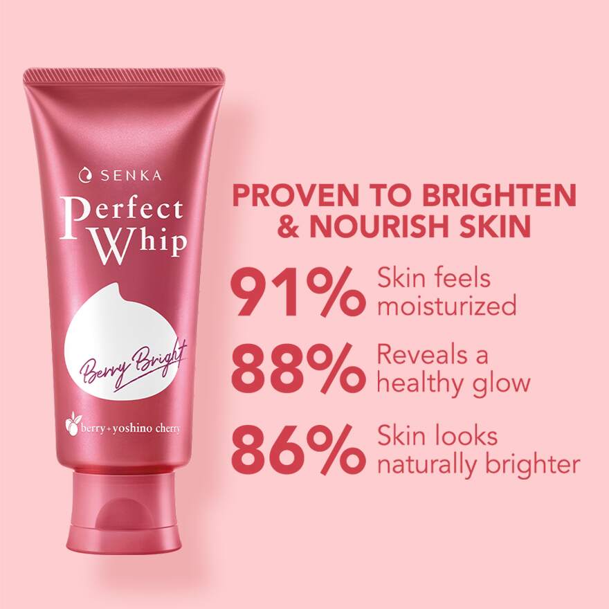 Shiseido Senka Perfect Whip Foam 3 Senka Perfect Whip Berry Bright