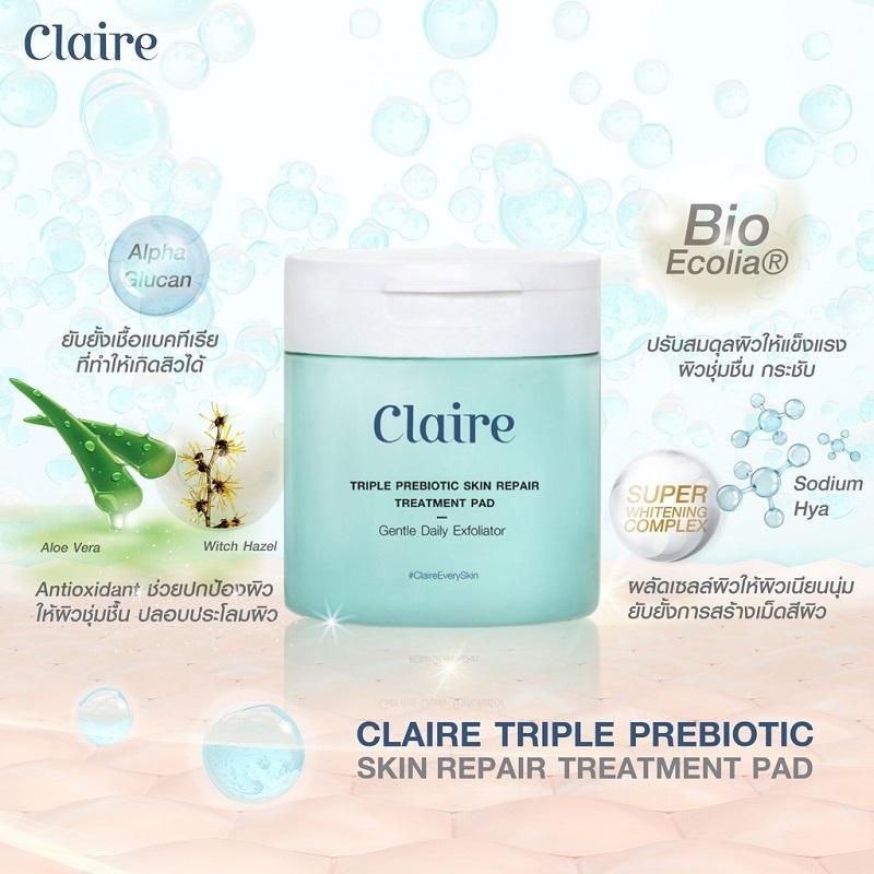 Claire Triple Prebiotic Skin Repair Treatment Pad 3 Claire Triple Prebiotic Skin Repair Treatment Pad