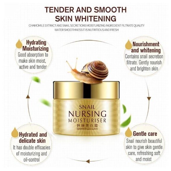 Snail Mucin Moisturizing Cream - Deep Hydration and Regeneration 2 creme hidratante Snail Mucin - vista 2