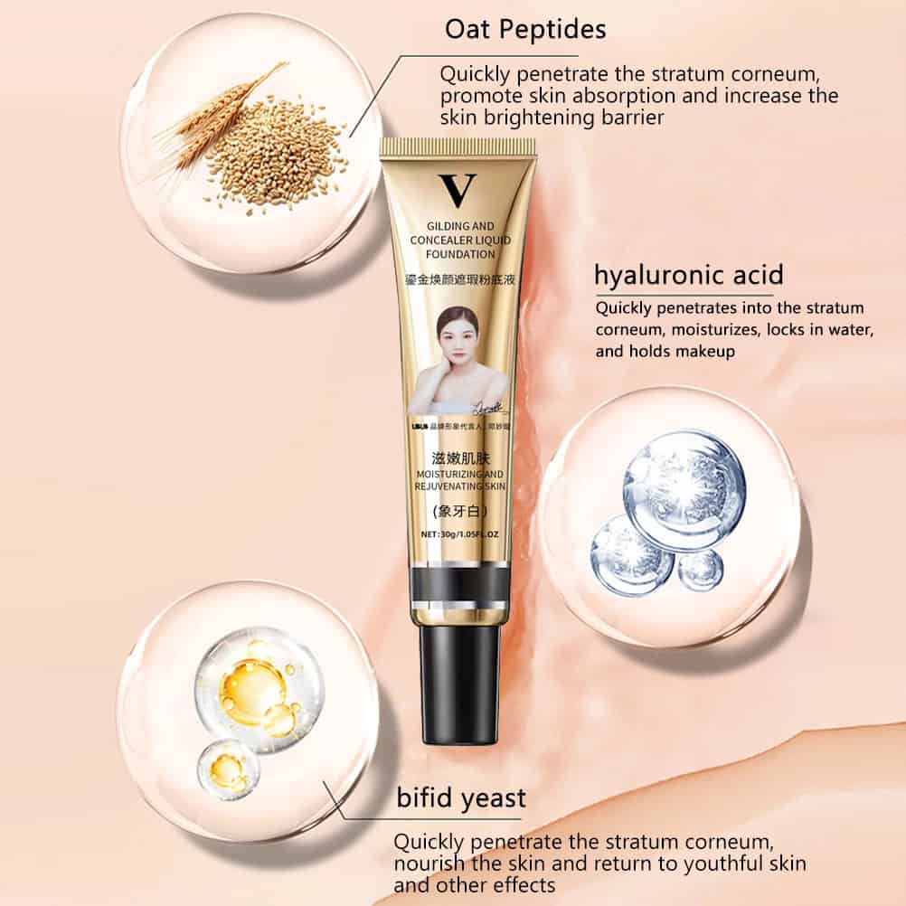 High Coverage Liquid Base - Gilding Concealer 2 base líquida alta cobertura - vista 2
