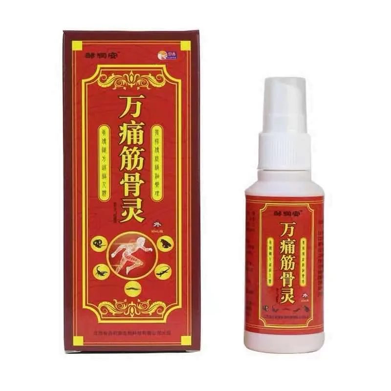 Spray de Ervas Chinesas Jin Gu Lin - Alívio Natural para Dores 1 spray de ervas chinesas