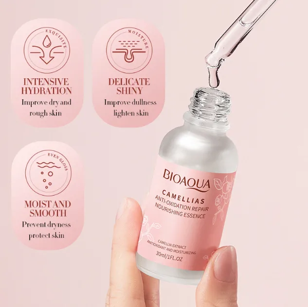 Bioaqua Camellias Antioxidation Nourishing Essence 2 essência antioxidante camélia - vista 2