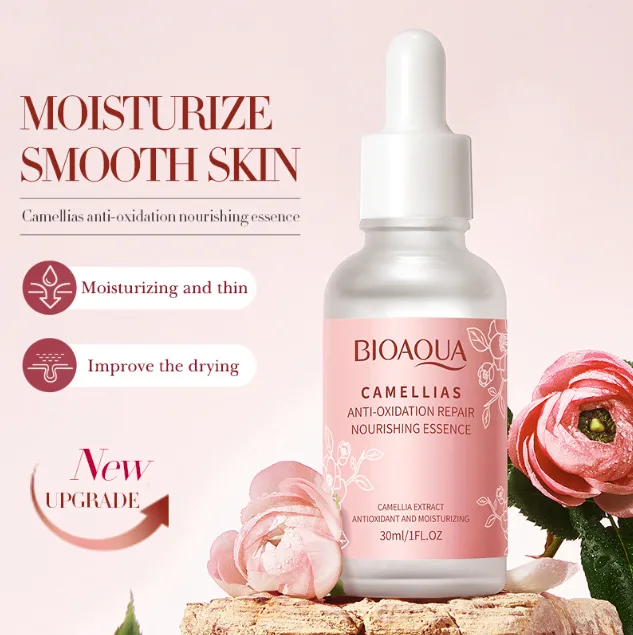 Bioaqua Camellias Antioxidation Nourishing Essence 3 essência antioxidante camélia - vista 3