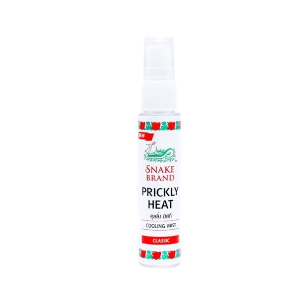 Body Refreshing Spray - Snake Brand Prickly Heat Cooling Mist 1 spray refrescante corporal