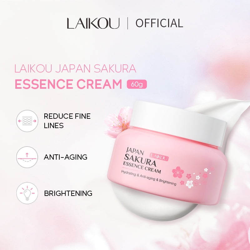 Laikou Japanese Cherry Blossom Essence Cream 4 creme hidratante facial - vista 4