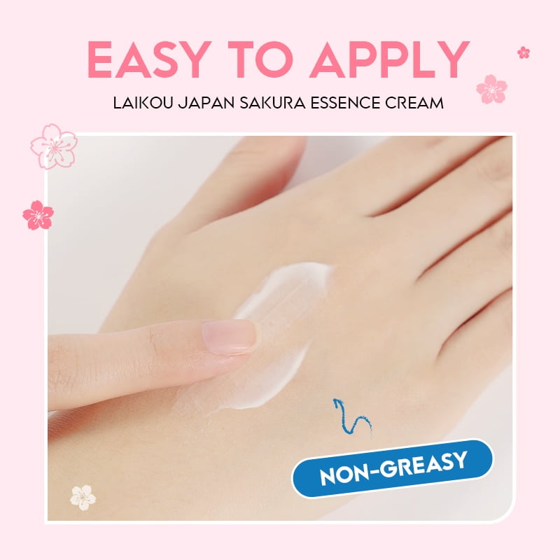 Laikou Japanese Cherry Blossom Essence Cream 3 creme hidratante facial - vista 3