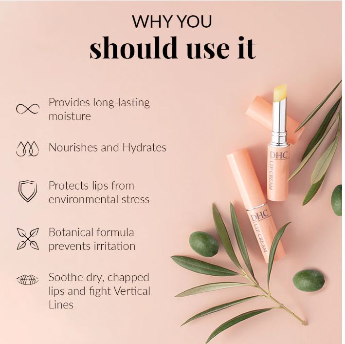 DHC Lip Cream Moisturizing Lip Balm - Intensive Hydration 4 bálsamo labial hidratante - vista 4