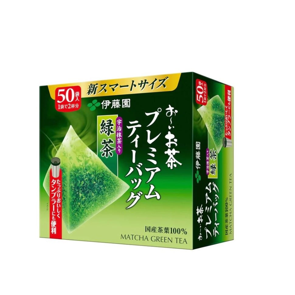 Chá Verde Matcha - Itoen Genmaicha Premium 10 chá verde matcha