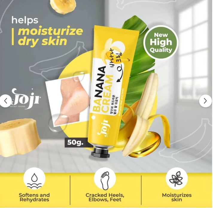 Creme para Pés Joji Banana - Hidratação Intensiva 8 creme para pés - vista 2