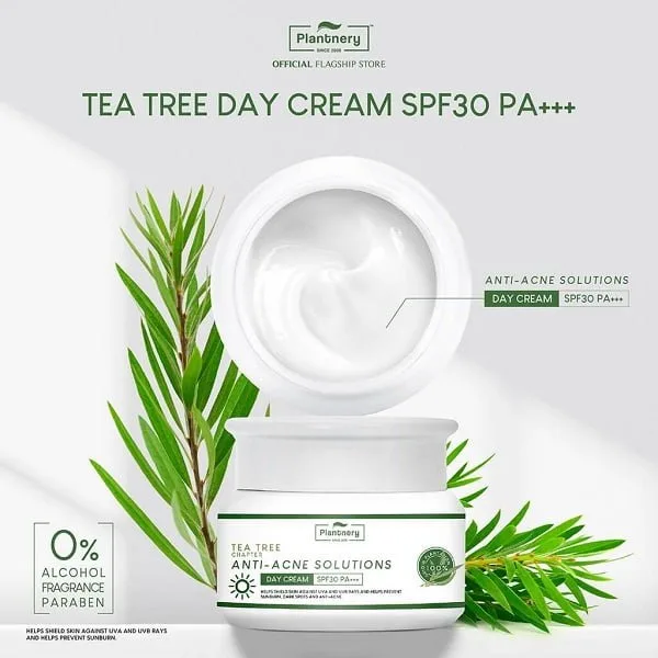 Plantnery Tea Tree Day Cream SPF30 - Hidratação e Proteção Solar SPF30 3 creme Tea Tree - vista 3