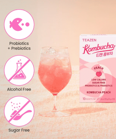 TEAZEN Kombucha PEACH - vista 2