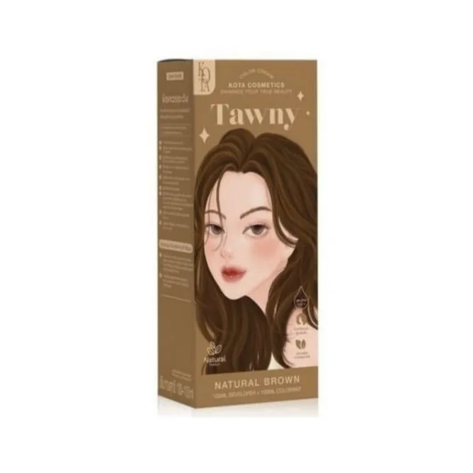 Creme de Coloração Natural Kota Cosmetics - Cabelo Saudável e Vibrante