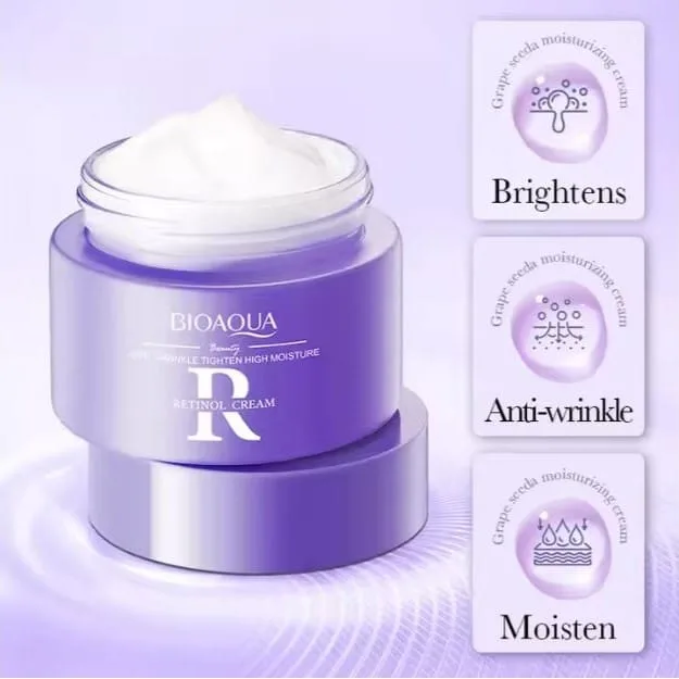 Bioaqua Retinol Cream - Anti-Envelhecimento e Hidratação 2 creme retinol - vista 2