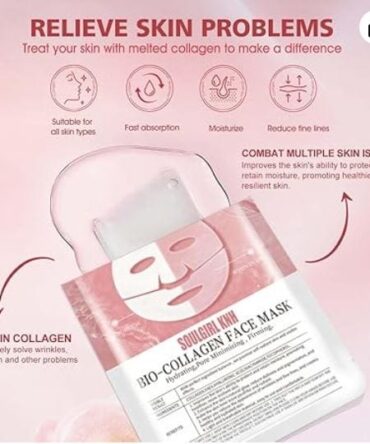máscara facial colágeno - vista 2
