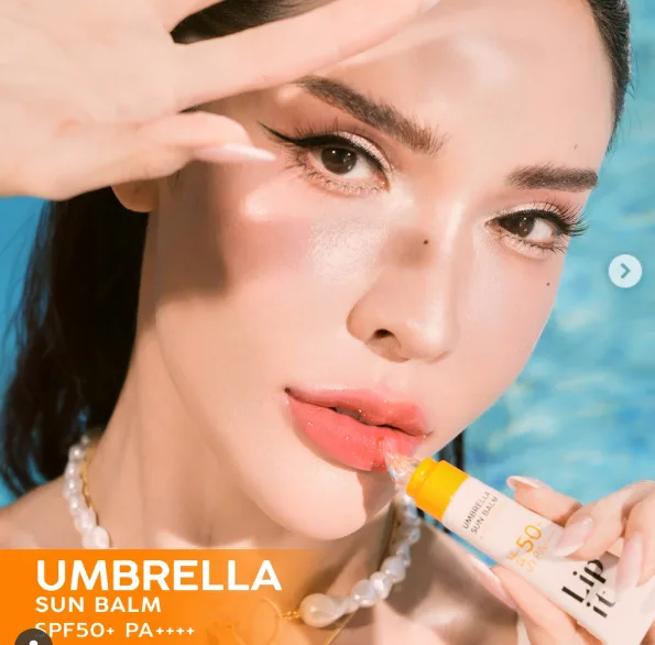 Lip It Umbrella Sun Balm Yuzu Orange 8g 2 bálsamo labial solar - vista 2
